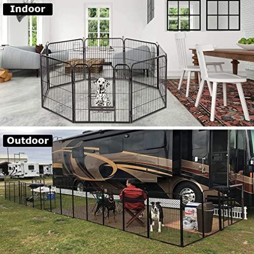 Dinah Alsop ペットフェンス 中大型犬用? ペットケージ パネル8枚