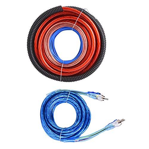 大*豆様 (オークションに変更します)ウーファー アンプ ケーブル3点セット Amazon.co.jp: カーオーディオサブウーファーワイヤー 4レール