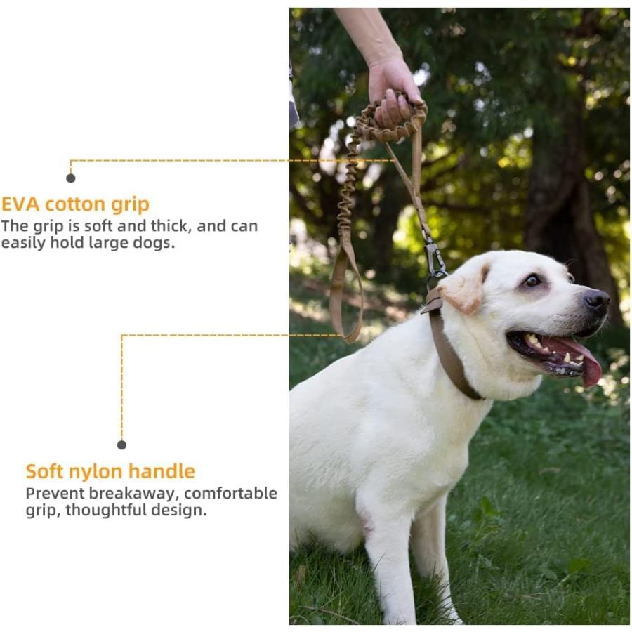 EXCELLENT ELITE SPANKER リード 犬 ナイロン製 犬 リード 中型犬 ショック吸収 リード 大型犬 訓練 犬リード 伸縮 |  | 08