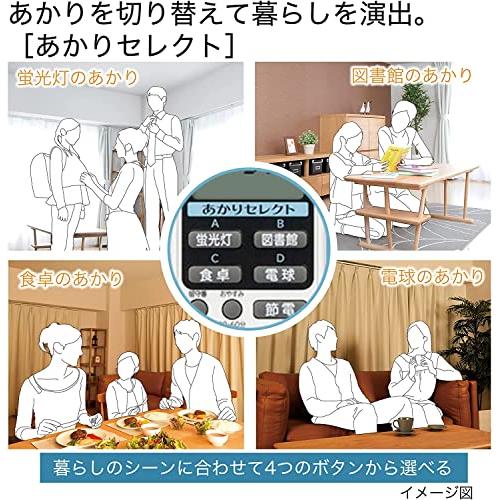 限定日立 LEDシーリング ハイグレード:ラク見え ~8畳 文字が