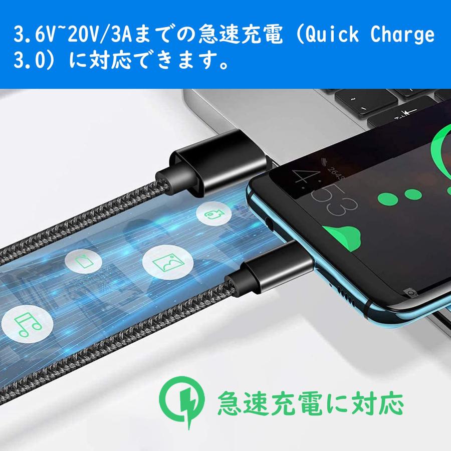 PS5用充電コード USB充電ケーブル（ 1M 1本） 急速充電 Type C