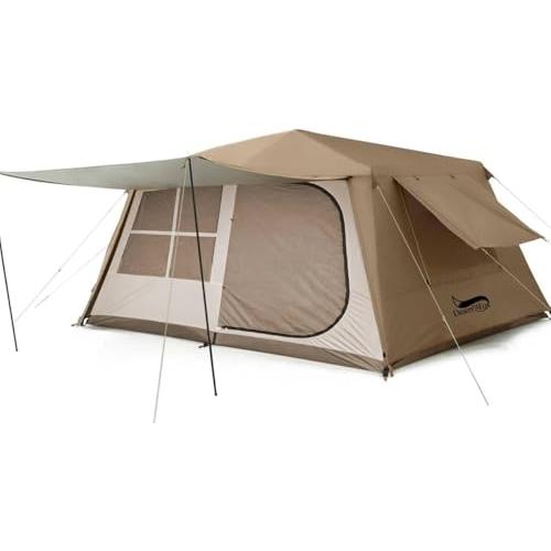 【新着商品】テント 2-6人用 4000mm耐水圧 ロッジ型 前後室あり キャン テント 2-6人用 4000mm耐水圧 ロッジ型 前後室あり キャンプ
