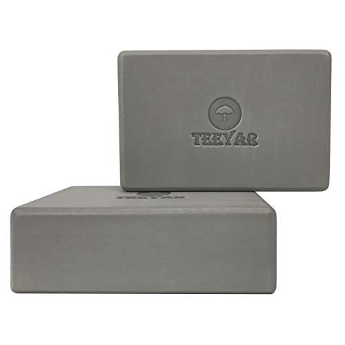 TEEYAR ヨガブロック 2個セット 3サイズ 23 x 15 7.4/7.6cm高密度 また