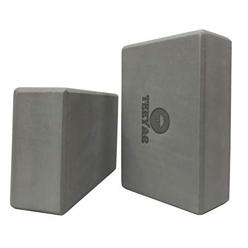 TEEYAR ヨガブロック 2個セット 3サイズ 23 x 15 7.4/7.6cm高密度 また