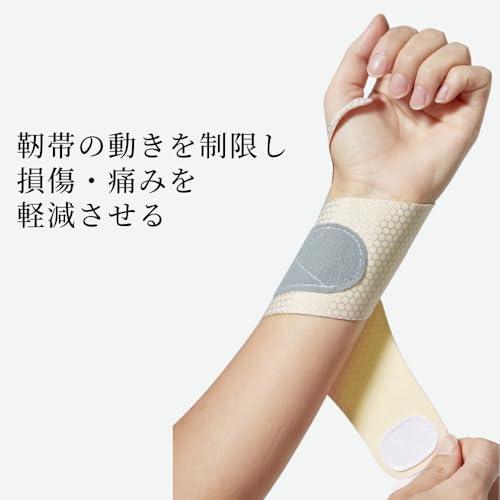 手首 サポーター 2枚セット 超薄型 強力サポート 吸汗速乾 左右兼用
