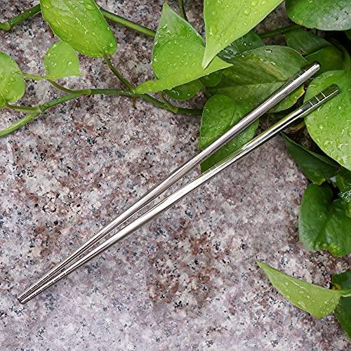 TITECOUGO チタン 箸 アウトドア キャンプ BBQ 角箸 超軽量 滑り止め