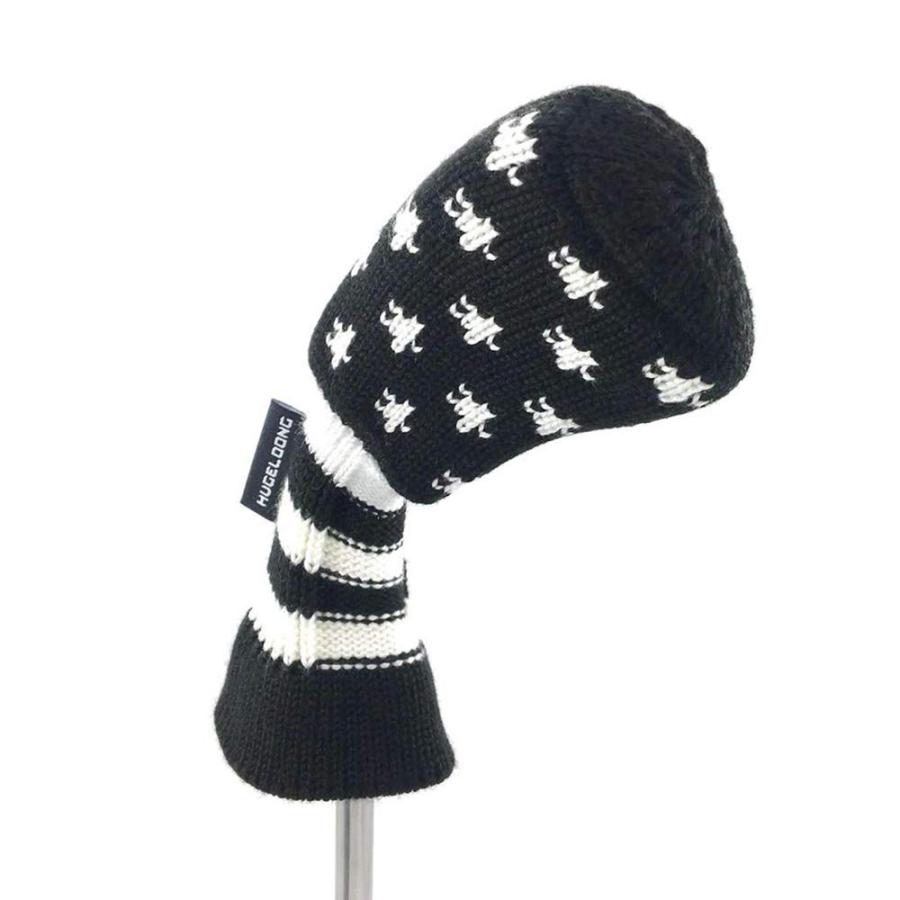 HUGELOONG ニットゴルフヘッドカバー アイアンカバー 星図案トップに