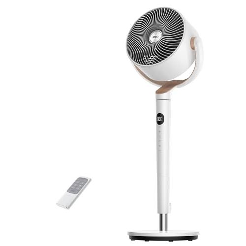 Dreo 扇風機 リビング DCモーター 120°上下手動+120°左右自動首振り