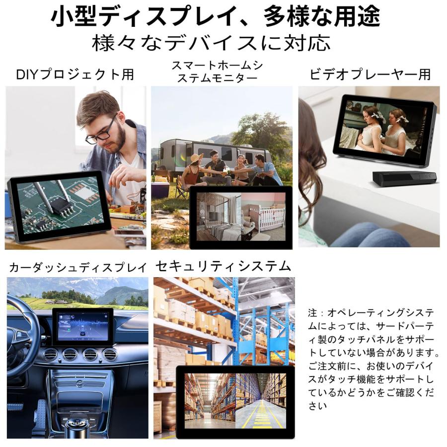 ミニ モニター 8 インチ タッチパネル モバイル HD小型モニター ミニ モニター 8 インチ タッチパネル モバイル HD小型モニター