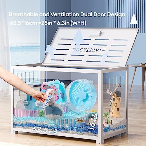 ★動作確認済み BUCATSTATE ハムスター メタル製 800 ケージ 飼育ケージ クリアケージ 透明 水槽タイプ 2つ扉 フロントドア最適化 組み立て簡単 【C1603711464】(9593円)