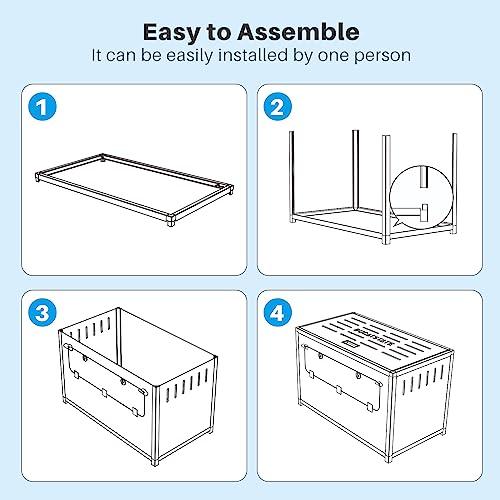 ★動作確認済み BUCATSTATE ハムスター メタル製 800 ケージ 飼育ケージ クリアケージ 透明 水槽タイプ 2つ扉 フロントドア最適化 組み立て簡単 【C1603711464】(9593円)