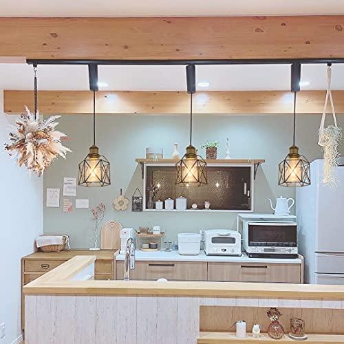 ブラック 3個パック 北欧 長さ調節可 レトロペンダントライト KIVEN 3個パック ブラック レトロペンダントライト 長さ調節可 コード