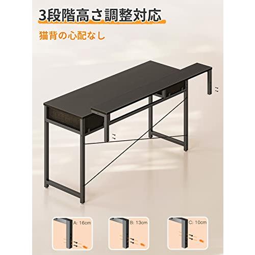 ODK パソコンデスク キーボードスライダー付き 幅120cm ゲーミング