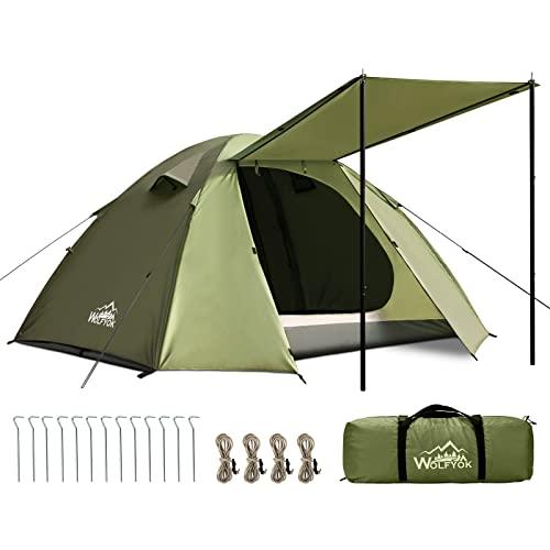 テント 2人用 【3.5畳の広い内室＆保温】 ドームテント 4000mm耐水圧 テント 2人用 3.5畳の広い内室＆保温 ドームテント 4000mm耐水圧