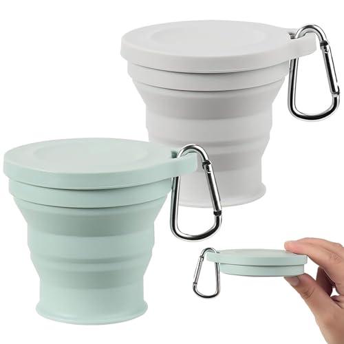 折り畳みコップ 2個入り 折りたたみコップ 蓋 180ml 多機能 耐熱