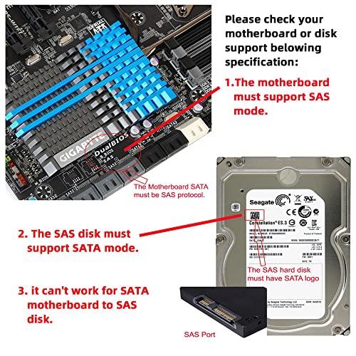 バード XSFF-8482 SAS 29ピン-SATA 22ピン ハードディスクドライブ レイド延長