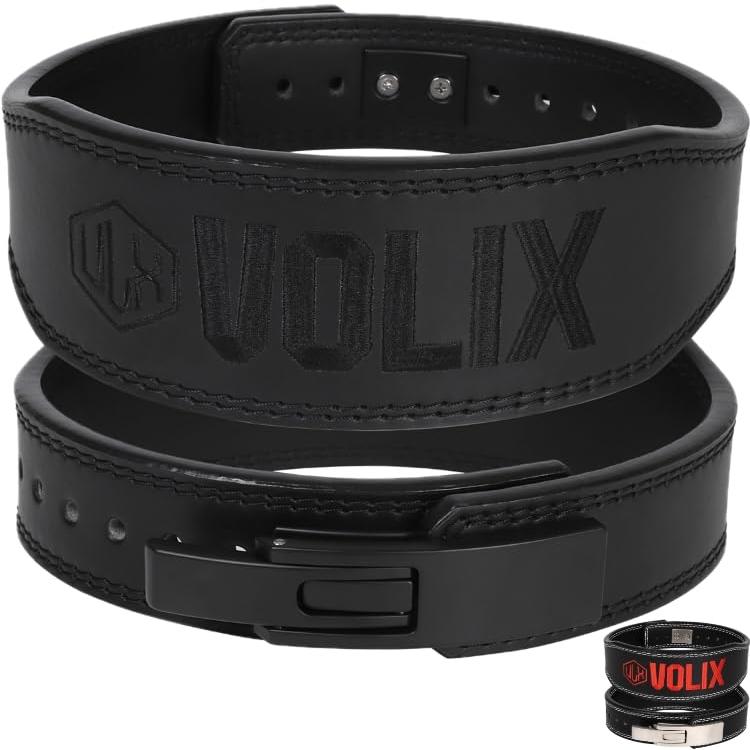 【美品】VOLIX トレーニング・パワーベルト 黒　Sサイズ VOLIX レバーアクションベルト ナロータイプ待ち時間0秒のワンタッチ