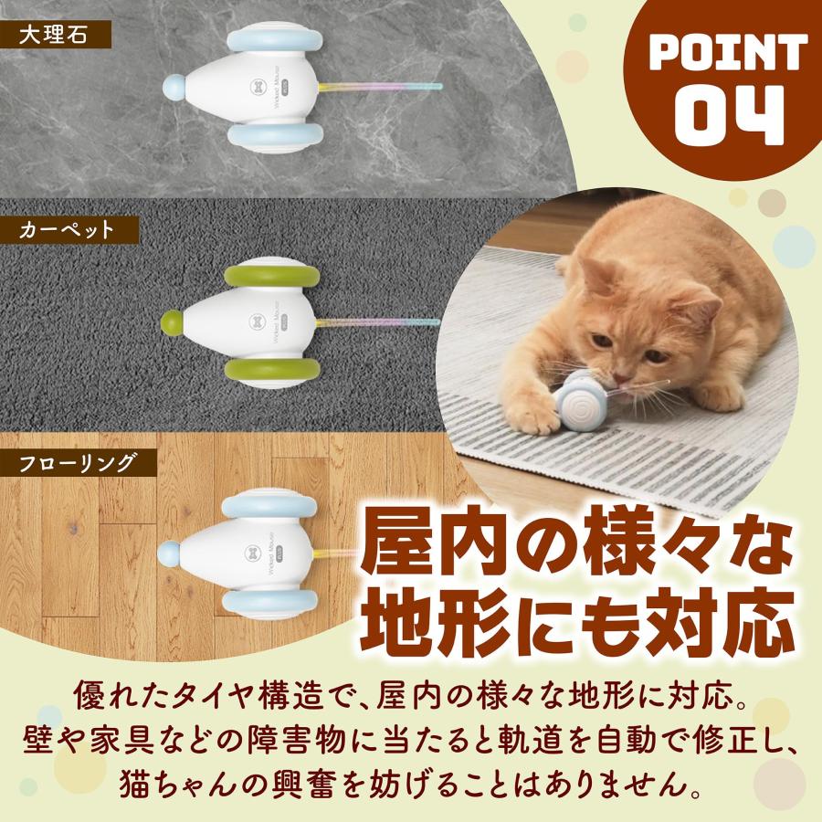 猫楽堂 猫 おもちゃ 2024年版 ネズミ ウィキッド・マウス・プラス 一人