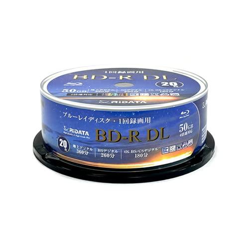 ブルーレイディスク BD-R DL 片面2層 50GB 20枚 4K BS CS 地デジ 録画
