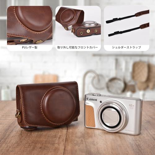 kinokoo PowerShot SX720 HS / SX730 SX740 用カメラケース PUレザー