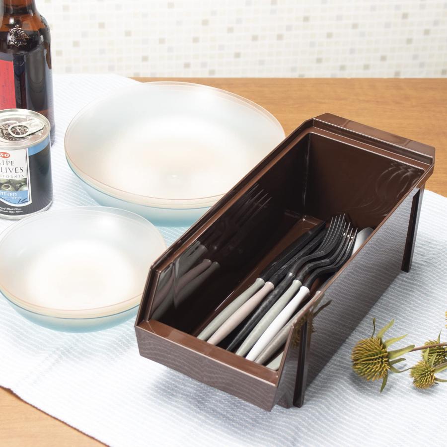 プラキラ 重なる 大きい カトラリーケース 30cm×12cm×10cm 食洗機対応