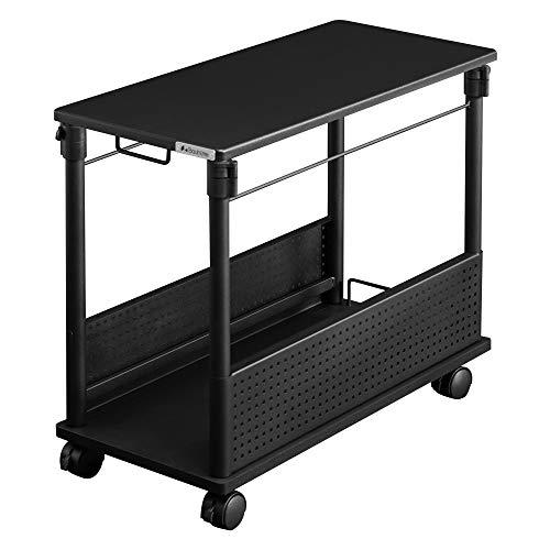 Bauhutte  バウヒュッテ  昇降式 L字デスク スタンダード パソコンラック pcラック  幅 32 × 奥行 67 高さ 57~78 | 