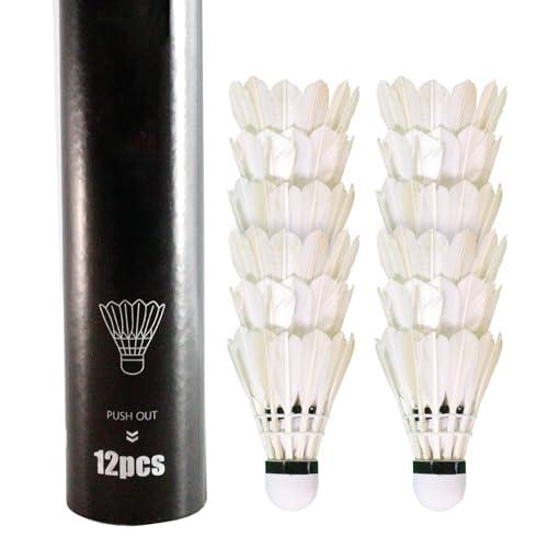 3セットFLYERバドミントンシャトルコック 12個入り耐久性の高いガチョウの羽 61gIRNs5u8L._UF350,350_QL80_.jpg