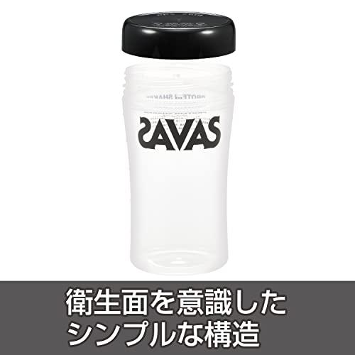 ザバスSAVAS プロテインシェイカー 500ml 黒Black/ポリプロピレン 明治｜shiningone23｜05