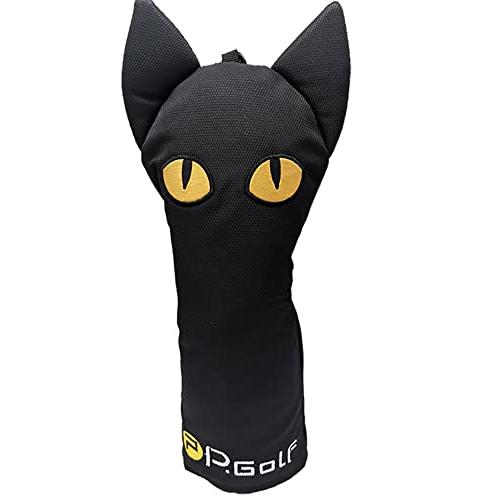 【特価セール】ピーゴルフ ヘッドカバー 黒猫 P.Golf ピーゴルフ ヘッドカバー 黒猫FW単品 *FW用 : シャイニングONE