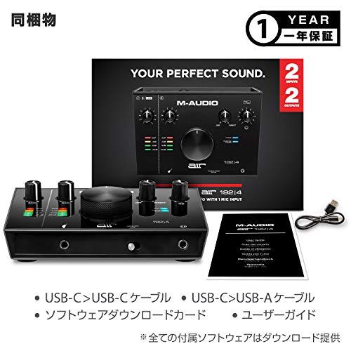 M-Audio USB USB-C オーディオインターフェース 2イン 2アウト 音楽