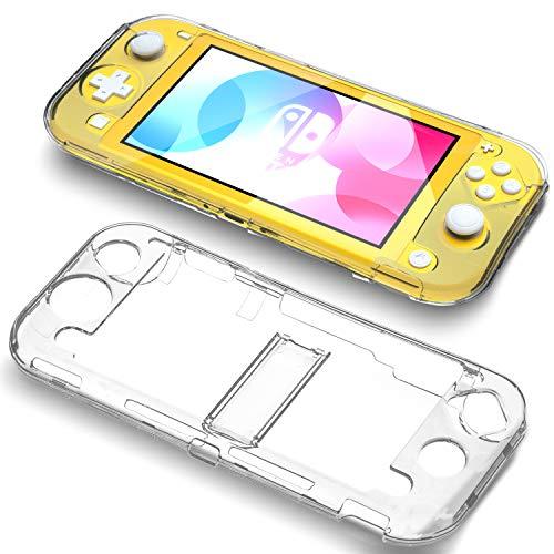 ECHZOVE Nintendo Switch Lite用クリアケース キックスタンド付き 保護