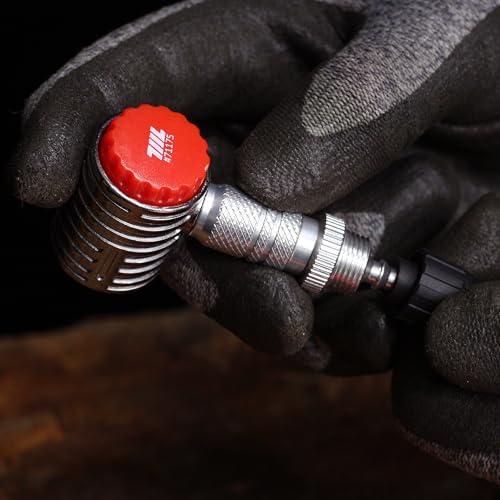 711L 仏式エアチャック - プレシジョンゲージインフレーター