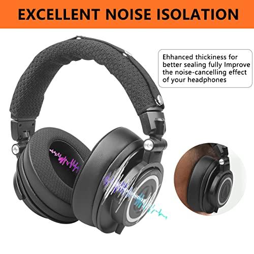 Gvoears 交換用イヤーパッド Audio Technica ATH M50X/M40X HyperX