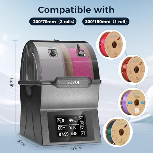 S*ア様 【動作確認済】フィラメントドライヤー中古４台 Sovol・SUNLU・ Amazon.co.jp: SUNLU フィラメントドライヤー S4、4 スプール