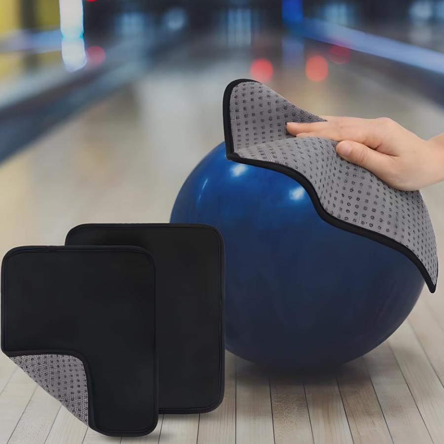 LYHMHAMY ボウリングタオル ボウリング用品 マイクロファイバータオル