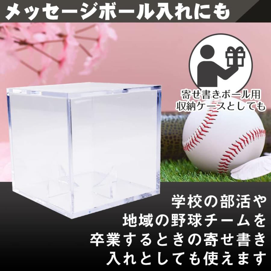 らくちん生活ネット サインボールケース ディスプレイ 展示 野球ボール