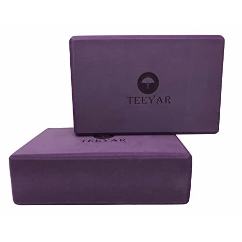 Teeyar ヨガブロック 2個セット 23×15×10cm 黒 ブラック TEEYAR ヨガブロック 2個セット 3サイズ 23 x 15 7.4/7.6cm高密度 また