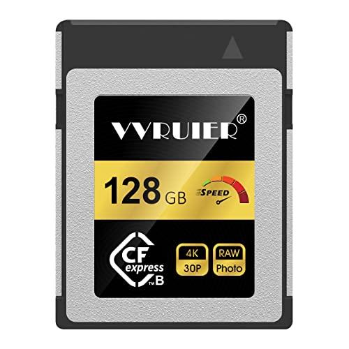 VVRUIER CFexpress Type B メモリーカード 128GB タフ仕様 連続撮影 4K