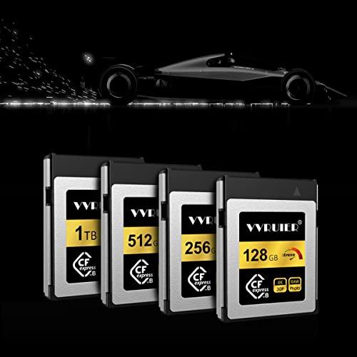 VVRUIER CFexpress Type B メモリーカード 128GB タフ仕様 連続撮影 4K