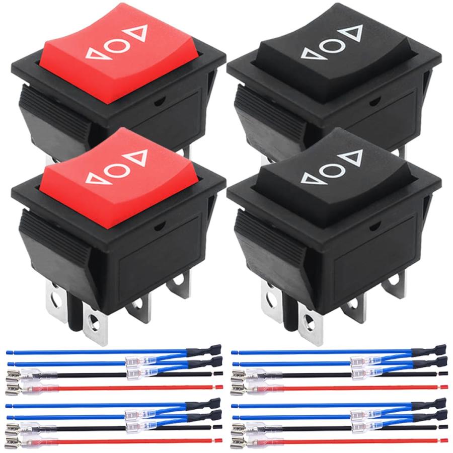 赤超小型左右入れ替えスイッチ付ソフトタイプモメンタリー、アンラッチフットスイッチ BOSS - アンラッチ(極性切替付き)フットスイッチ(黒・白) [極小