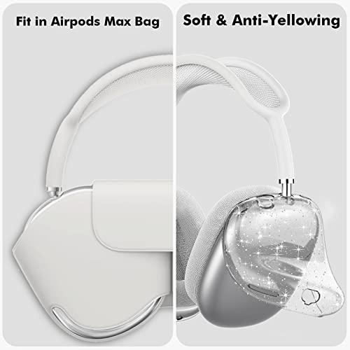 AirPodsMax クリアカバー付き elago AirPods Max ケース クリア 保護 カバー 衝撃 吸収 ヘッドホン