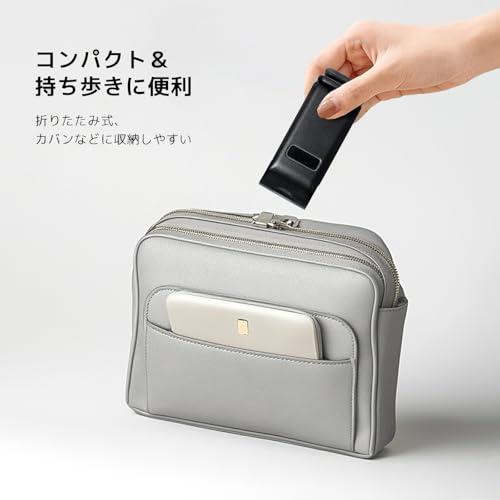 スマホスタンドクリップ式・360度回転・小型折り畳み幅5.5?9.2cm多機種対応 飛行機 快適グッズ ・新幹線・出張便利グッズ・GW旅行小物・ |  | 06