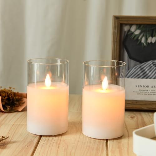 AnnTec LEDキャンドルライト USB充電式 ロウソク 本物の炎のように