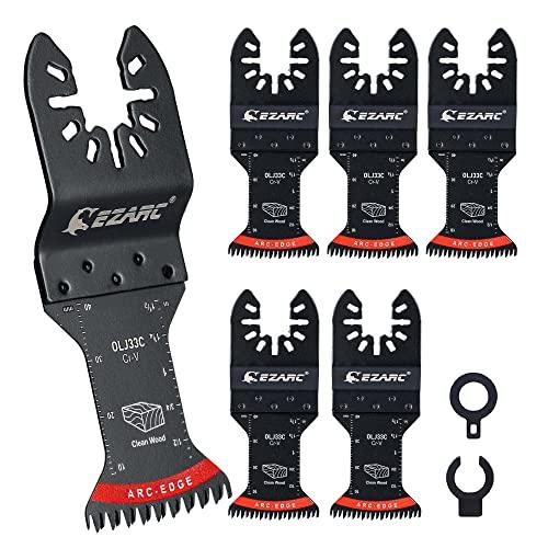 EZARC マルチツール 替刃 木工用 マルチ交換用ブレード 5枚セット 35mm