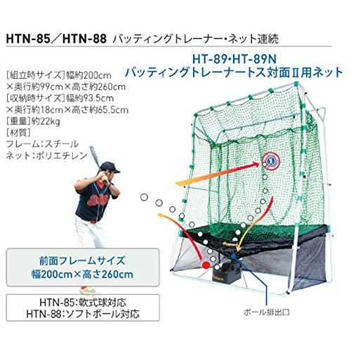 プロマーク バッティングトレーナー・トス対面II ブラック HT-89