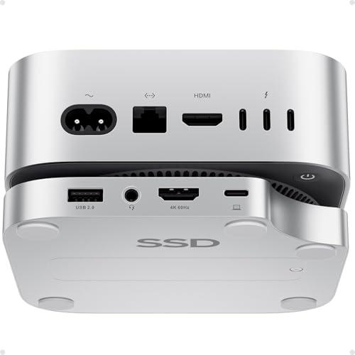 PULWTOP 9 in 1 USB C ハブ Mac Mini M4/ M4 Pro 2024用 ドッキング