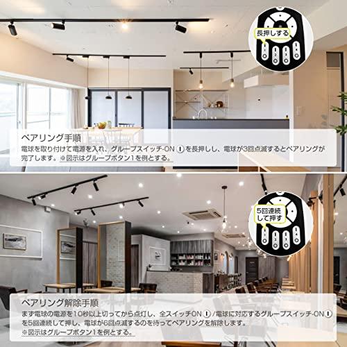 ANWIO スポットライト ダクトレール用 10W（60W形相当） リモコン付き