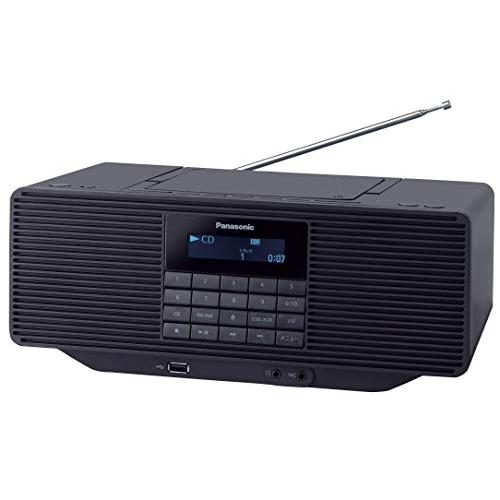 パナソニック ポータブルステレオCDシステム AUX ブラック RX-D70BT-K