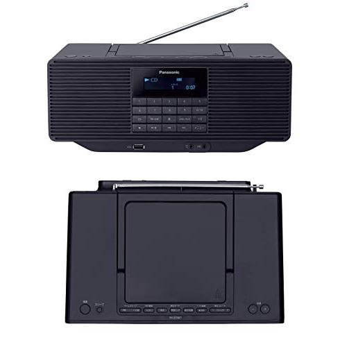 パナソニック ポータブルステレオCDシステム AUX ブラック RX-D70BT-K