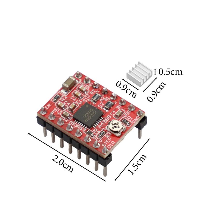 RUIZHI A4988 5個 RepRap ステッピング モータドライバ モジュール